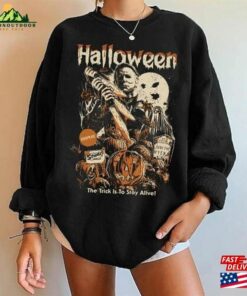 Vintage Michael Myers Halloween Crewneck Sweatshirt T-Shirt Horror Movies Tee Classic
