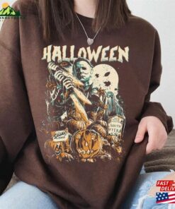 Vintage Michael Myers Halloween Crewneck Sweatshirt T-Shirt Horror Movies Tee Hoodie