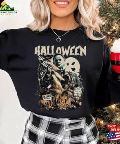 Vintage Michael Myers Halloween Sweatshirt Shirt Horror Movies Hoodie