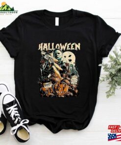 Vintage Michael Myers Shirt Halloween T-Shirt Sweatshirt Hoodie