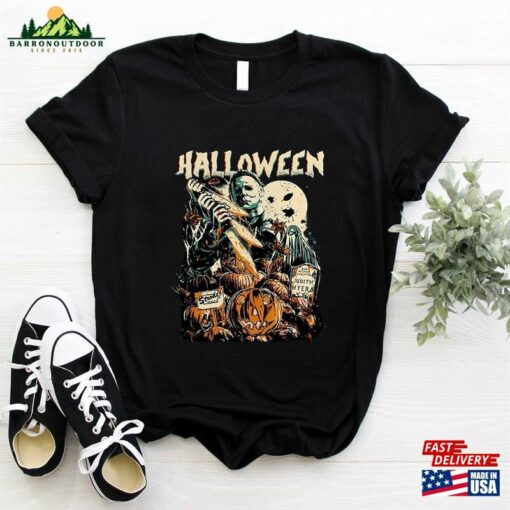 Vintage Michael Myers Shirt Halloween T-Shirt Sweatshirt Hoodie