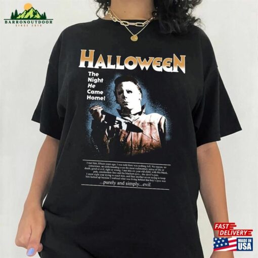 Vintage Micheal Myers Halloween T-Shirt Michael Sweatshirt Killer Shirt Hoodie