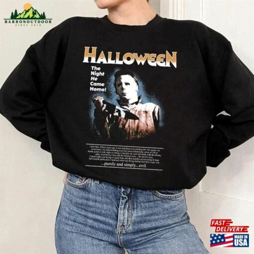 Vintage Micheal Myers Halloween T-Shirt Michael Sweatshirt Killer Shirt Hoodie