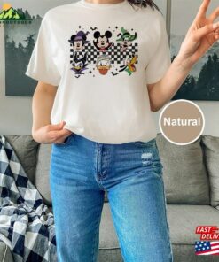 Vintage Mickey And Friends Halloween Retro Disney Shirt Women Disneyworld Classic T-Shirt