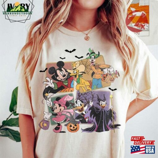 Vintage Mickey And Friends Halloween Shirt Retro Sweatshirt Classic