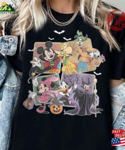 Vintage Mickey And Friends Halloween Shirt Retro Sweatshirt Classic