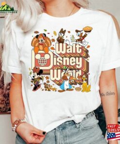 Vintage Mickey And Friends Thanksgiving T-Shirt Walt Disney World Fall T-Shirts Matching Family Hoodie Classic Vintage Mickey And Friends Thanksgiving T-Shirt Walt Disney World Fall T-Shirts Matching Family Hoodie Classic