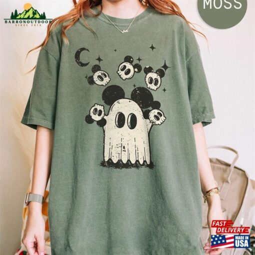 Vintage Mickey Boo Shirt Ghost Retro Spooky Sweatshirt T-Shirt