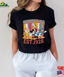 Vintage Mickey Co 1928 Comfort Colors Shirt Walt Disney World Unisex Hoodie