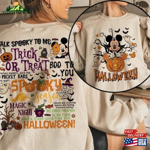 Vintage Mickey Disney Halloween Shirt Hoodie Sweatshirt