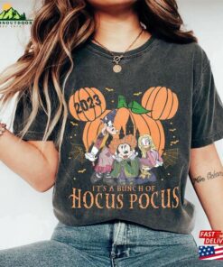 Vintage Mickey Friends Hocus Pocus Halloween Shirt Just A Bunch Of Unisex Hoodie