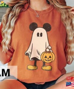 Vintage Mickey Ghost Comfort Colors Shirt Halloween T-Shirt Unisex Vintage Mickey Ghost Comfort Colors Shirt Halloween T-Shirt Unisex