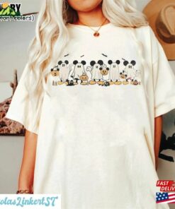 Vintage Mickey Ghost Halloween Comfort Colors Shirt Disney Pumpkin Sweatshirt T-Shirt