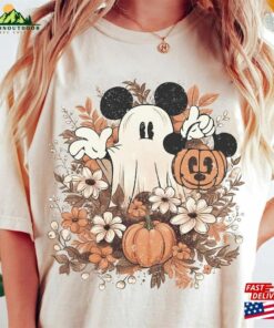 Vintage Mickey Ghost Shirt Halloween Pumpkins Comfort Colors Disney Spooky Sweatshirt Classic Hoodie Vintage Mickey Ghost Shirt Halloween Pumpkins Comfort Colors Disney Spooky Sweatshirt Classic Hoodie