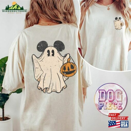 Vintage Mickey Ghost Shirt Retro Halloween Boo Hoodie Sweatshirt