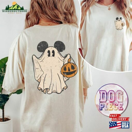 Vintage Mickey Ghost Shirt Retro Halloween Boo T-Shirt Sweatshirt