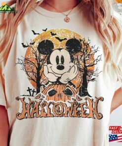 Vintage Mickey Halloween Comfort Colors Shirt Retro Magic Kingdom Disneyland Hoodie T-Shirt