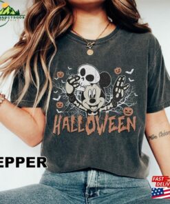 Vintage Mickey Halloween Comfort Colors Shirt Unisex Hoodie