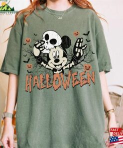 Vintage Mickey Halloween Comfort Colors Shirt Unisex Hoodie 4