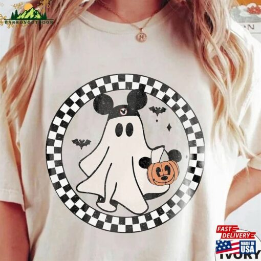 Vintage Mickey Halloween Shirt Ghost Pumpkin Sweatshirt Hoodie