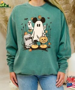 Vintage Mickey Halloween Shirt Ghost Sweatshirt Disney Classic 2 Vintage Mickey Halloween Shirt Ghost Sweatshirt Disney Classic 3
