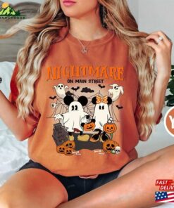 Vintage Mickey Minnie Halloween Shirt Nightmare On The Main Street Disney Hoodie T-Shirt 2 Vintage Mickey Minnie Halloween Shirt Nightmare On The Main Street Disney Hoodie T Shirt 3