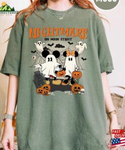 Vintage Mickey Minnie Halloween Shirt Nightmare On The Main Street Disney Hoodie T-Shirt 3 Vintage Mickey Minnie Halloween Shirt Nightmare On The Main Street Disney Hoodie T Shirt 4