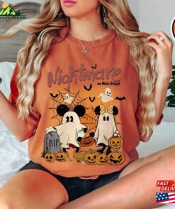 Vintage Mickey Minnie Halloween Shirt Nightmare On The Main Street Disney Hoodie Unisex 3 Vintage Mickey Minnie Halloween Shirt Nightmare On The Main Street Disney Hoodie Unisex 4