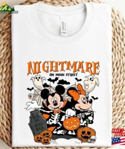 Vintage Mickey Minnie Halloween Shirt Nightmare On The Main Street Disney Unisex Sweatshirt Vintage Mickey Minnie Halloween Shirt Nightmare On The Main Street Disney Unisex Sweatshirt