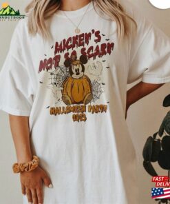 Vintage Mickey’s Not So Scary Comfort Color Shirt Disney Halloween Party 2023 Unisex Classic