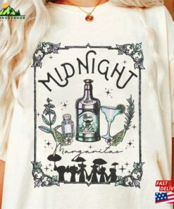 Vintage Midnight Margarita Shirt Halloween Witches Comfort Colors Tequila Sweatshirt Unisex