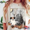 Vintage Minnie Ghost Halloween Comfort Colors Shirt Magic Kingdom Disney Castle T-Shirt Hoodie