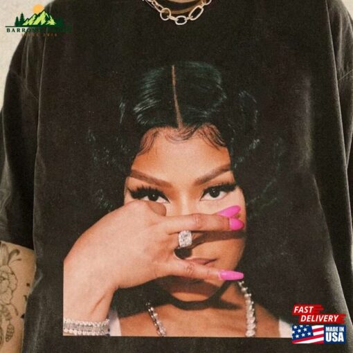 Vintage Nicki Minaj T-Shirt Washed Tee Bootleg Shirt Sweatshirt Hoodie