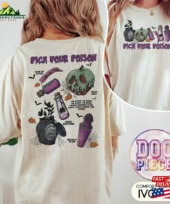Vintage Pick Your Poison Disney Halloween Comfort Color Shirt Disneyland Villains Classic Hoodie Vintage Pick Your Poison Disney Halloween Comfort Color Shirt Disneyland Villains Classic Hoodie