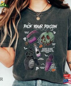 Vintage Pick Your Poison Halloween Comfort Colors Shirt Retro Disney Villains Classic Sweatshirt