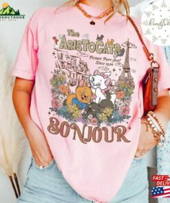 Vintage Retro Disney The Aristocats Bonjour Shirt Cat Lovers Gift Marie Toulouse Berlioz T-Shirt Classic Vintage Retro Disney The Aristocats Bonjour Shirt Cat Lovers Gift Marie Toulouse Berlioz T-Shirt Classic