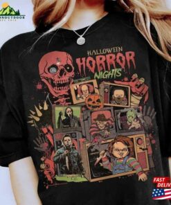 Vintage Retro Halloween Horror Nights Shirt Characters Movie T-Shirt Hoodie Vintage Retro Halloween Horror Nights Shirt Characters Movie T-Shirt Hoodie