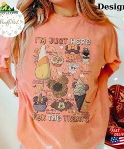 Vintage Retro I'm Just Here For The Treats Shirt Disney Snacks Halloween Hoodie Unisex 3 Vintage Retro Im Just Here For The Treats Shirt Disney Snacks Halloween Hoodie Unisex 4