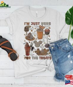 Vintage Retro I’m Just Here For The Treats Shirt Epcot Halloween Disneyland Tee Classic Sweatshirt