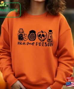 Vintage Retro Pick Your Poison Disney Halloween Comfort Colors Shirt Disneyland Villain T-Shirt Sweatshirt Vintage Retro Pick Your Poison Disney Halloween Comfort Colors Shirt Disneyland Villain T-Shirt Sweatshirt