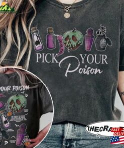 Vintage Retro Pick Your Poison Disney Halloween Shirt Villain Villains Sweatshirt T-Shirt Vintage Retro Pick Your Poison Disney Halloween Shirt Villain Villains Sweatshirt T-Shirt