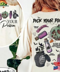 Vintage Retro Pick Your Poison Disney Halloween Shirt Villain Villains Sweatshirt T-Shirt