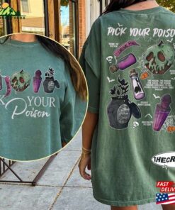 Vintage Retro Pick Your Poison Disney Halloween Shirt Villain Villains Sweatshirt T Shirt 3