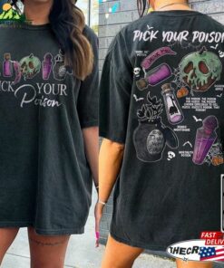 Vintage Retro Pick Your Poison Disney Halloween Shirt Villain Villains Sweatshirt T Shirt 4