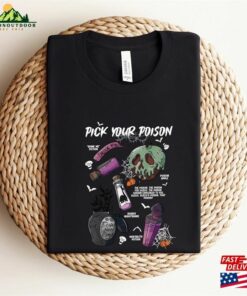Vintage Retro Pick Your Poison Shirt Disney Halloween Disneyland Villain Sweatshirt Hoodie