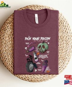 Vintage Retro Pick Your Poison Shirt Disney Halloween Disneyland Villain Sweatshirt Hoodie 4