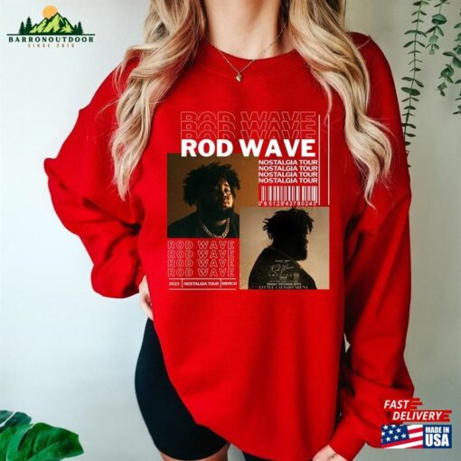 Vintage Rod Wave Nostalgia Tour Shirt And Friends 2023 90S Graphic Sweatshirt Hoodie Unisex