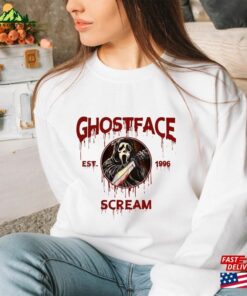 Vintage Scream Ghostface Sweatshirt Horror Movie Character Halloween Shirt Classic Vintage Scream Ghostface Sweatshirt Horror Movie Character Halloween Shirt Classic