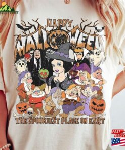 Vintage Snow White And Seven Dwarfs Halloween Shirt Disney Princess Party Tee T-Shirt Classic