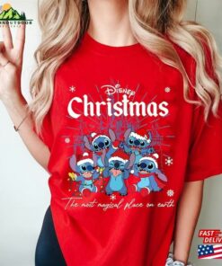 Vintage Stitch Christmas Shirt Disney Sweatshirt Xmas Matching Tee T Shirt Classic 3